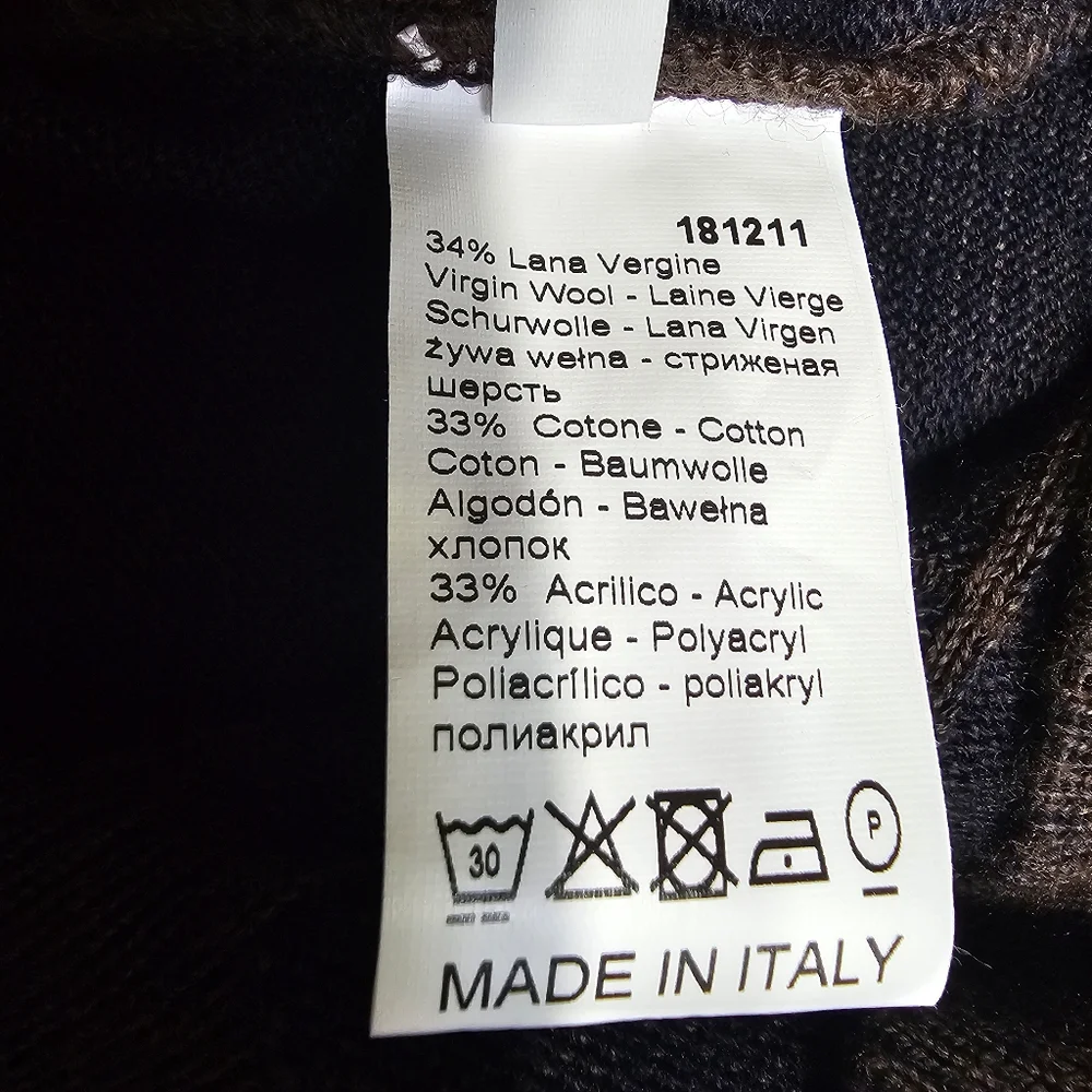 Vintage Montechiaro V Sweater Made in Italy Large